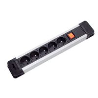 BACHMANN Prise multiple, 5x 2P+T, UTE, 2 m