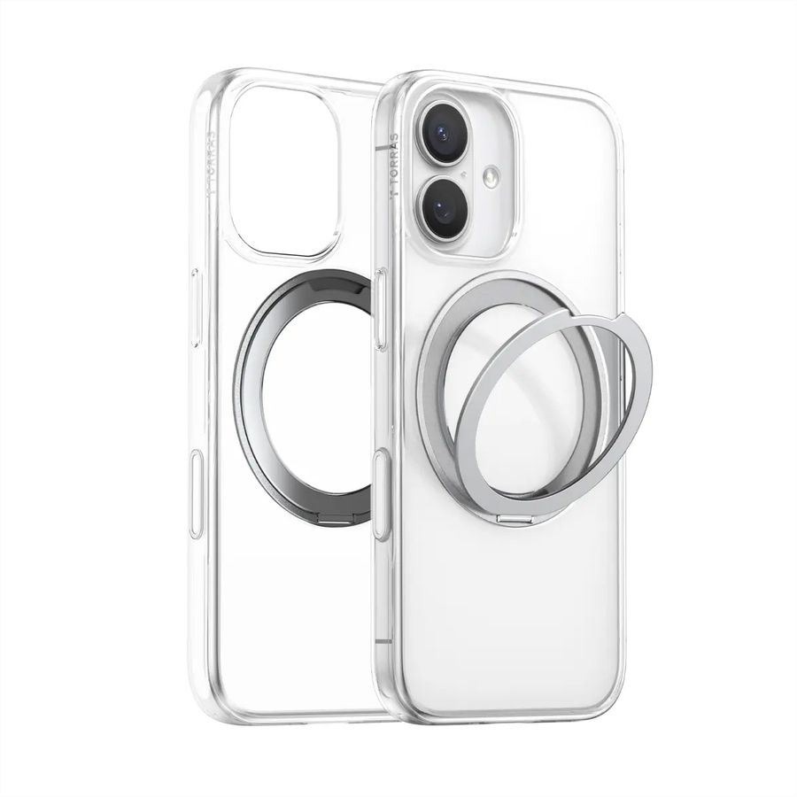 Torras Upro Ostand Case, iPhone 17, MagSafe, transparent