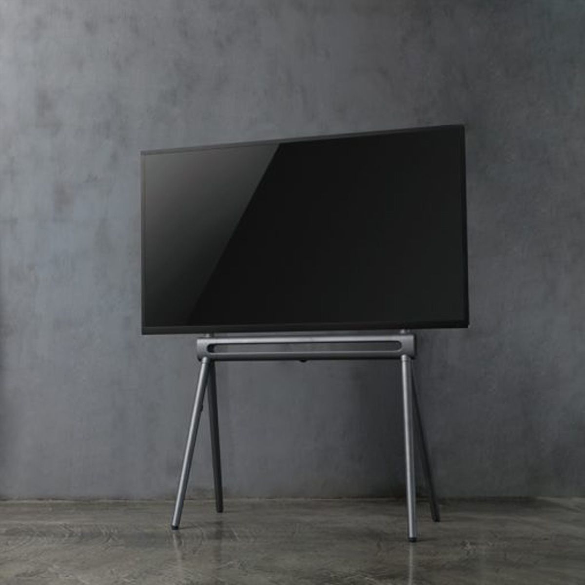 Hagor Standsystem Elia Studio Shine Grey, freistehendes Standsystem, schwarz / grau