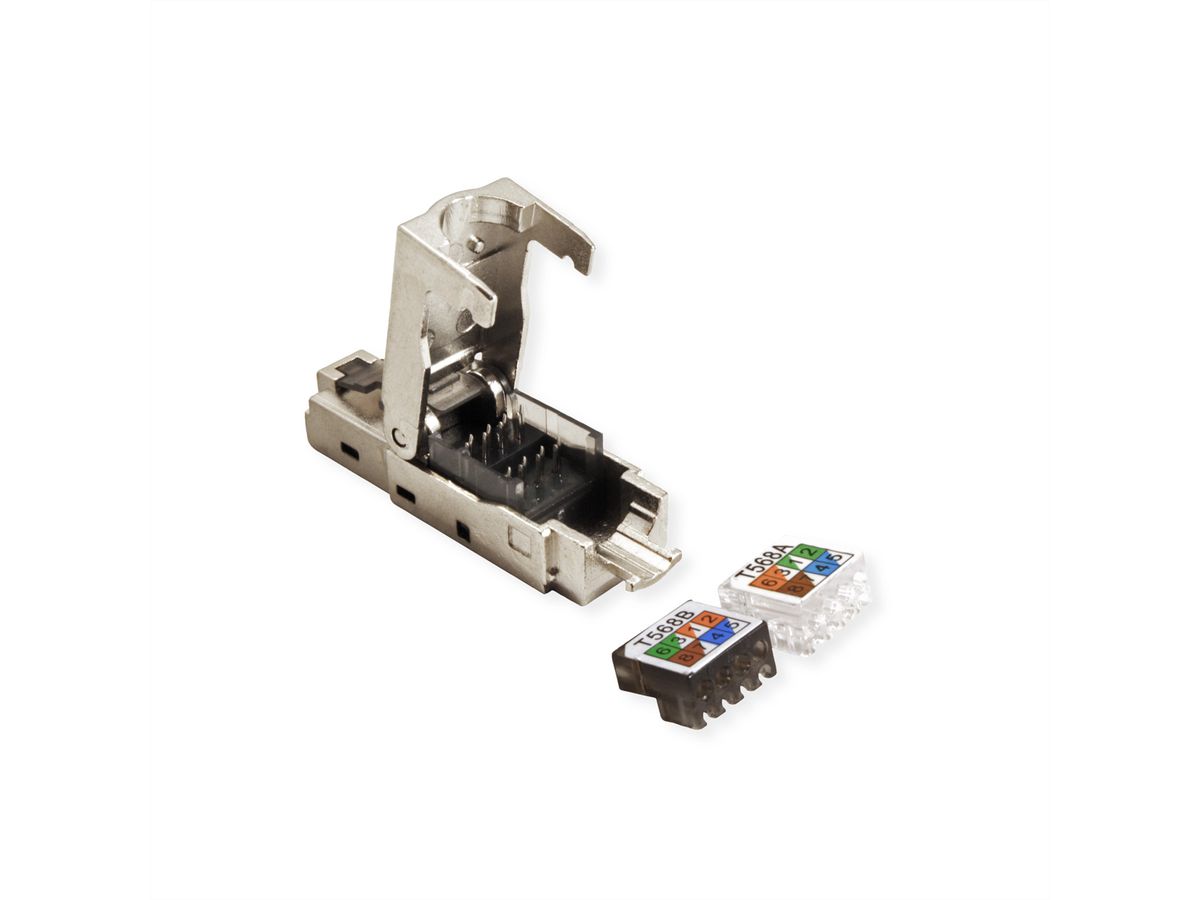 VALUE feldkonfektionierbarer RJ-45 Stecker Cat.6A (Class EA), STP