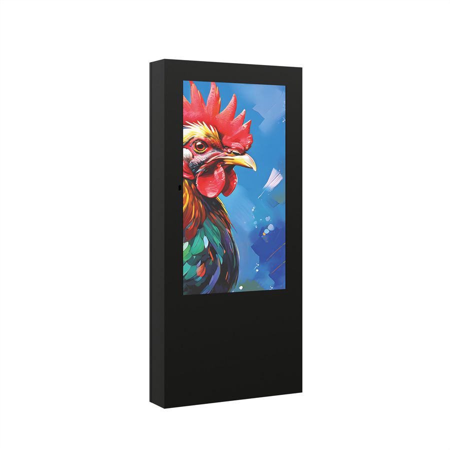 Hagor Totem ext. ScreenOut Kiosk OH55, noir
