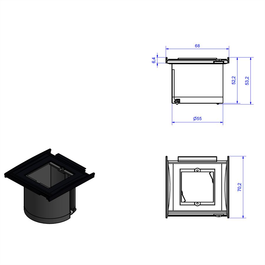 BACHMANN KAPSA XX-Small 1x ABD, für 1x Datenmodul