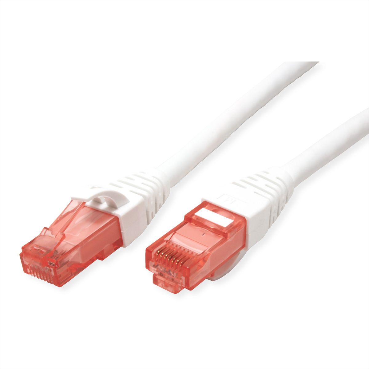 Cordon ROLINE UTP Cat.6, LSOH, Component Level, blanc, 0,3 m