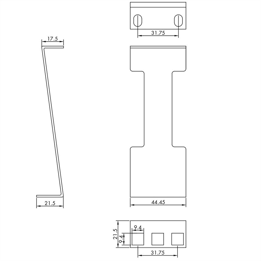 VALUE Extension de profondeur pour armoire 19 pouces, métal, 151,5mm, 1U