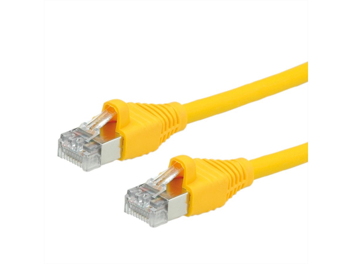 DÄTWYLER Patchkabel Cat.6 (Class E) S/FTP, CU 7702 flex LSOH, AMP, gelb, 50 m