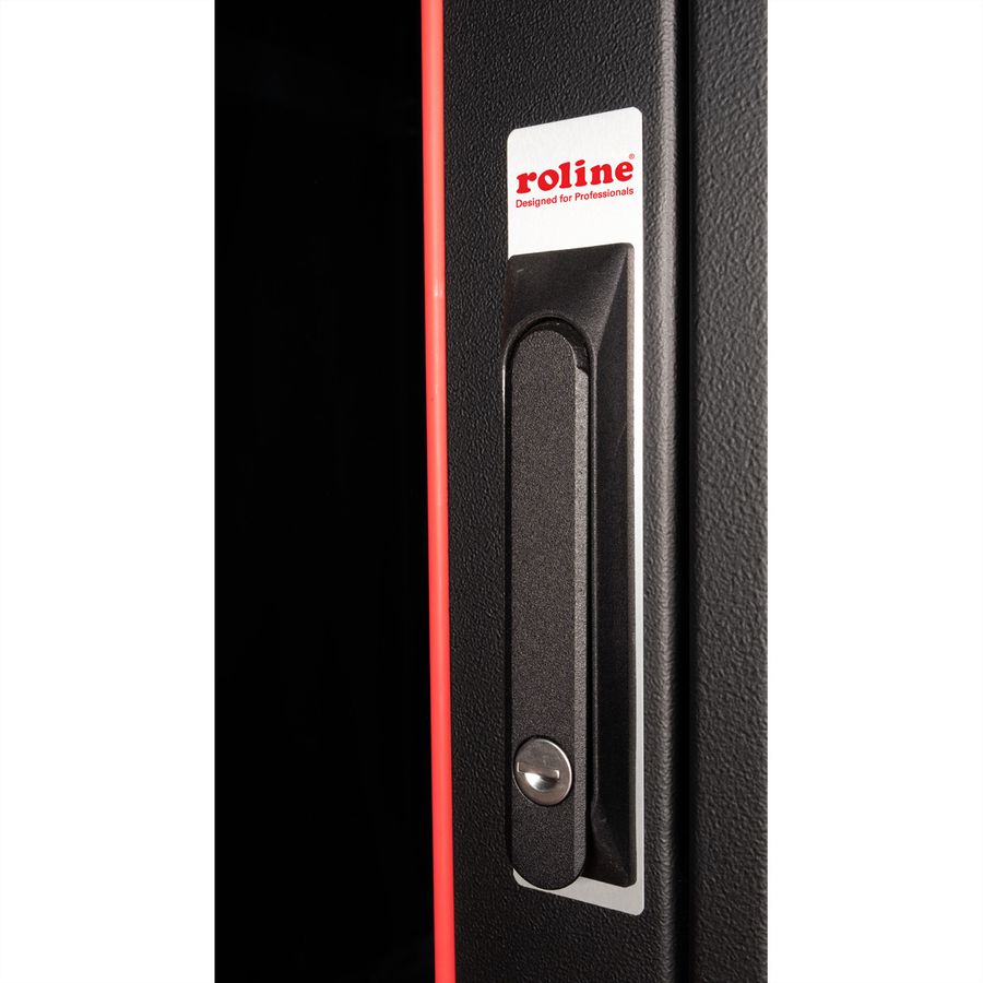 ROLINE 19-Zoll Netzwerkschrank Pro 22 HE, 600x800 BxT Glastür schwarz