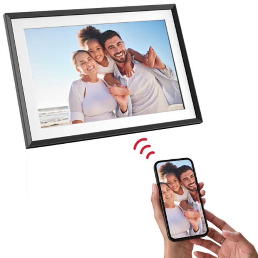 Agfa Photoframe 10" Wifi, 1280x800, Mémoire interne de 32 Go, extensible