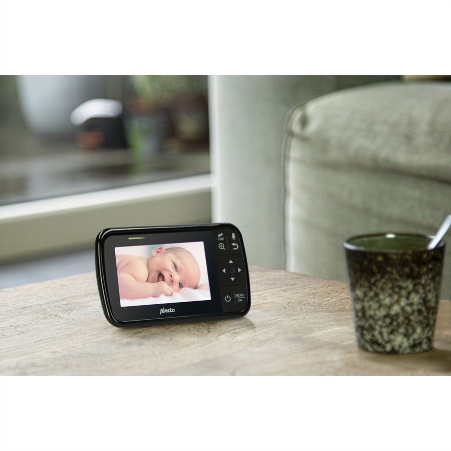 Alecto Babyphone DVM149 avec caméra, écran couleur 4.3", noir