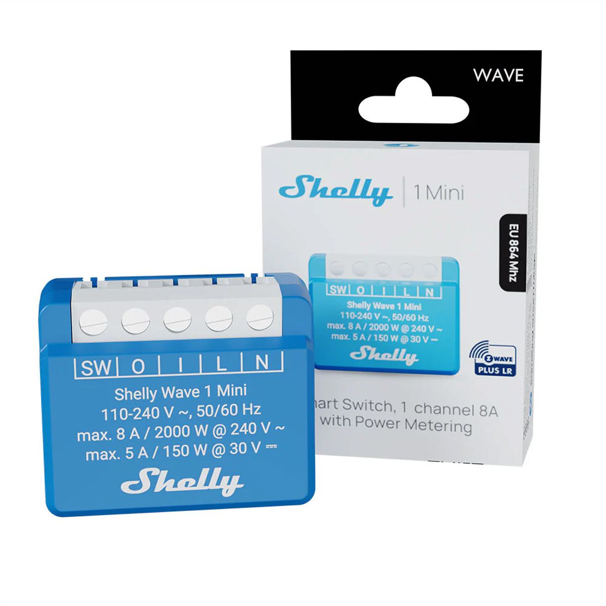 Shelly Acteur de switch Wave 1 Mini LR
