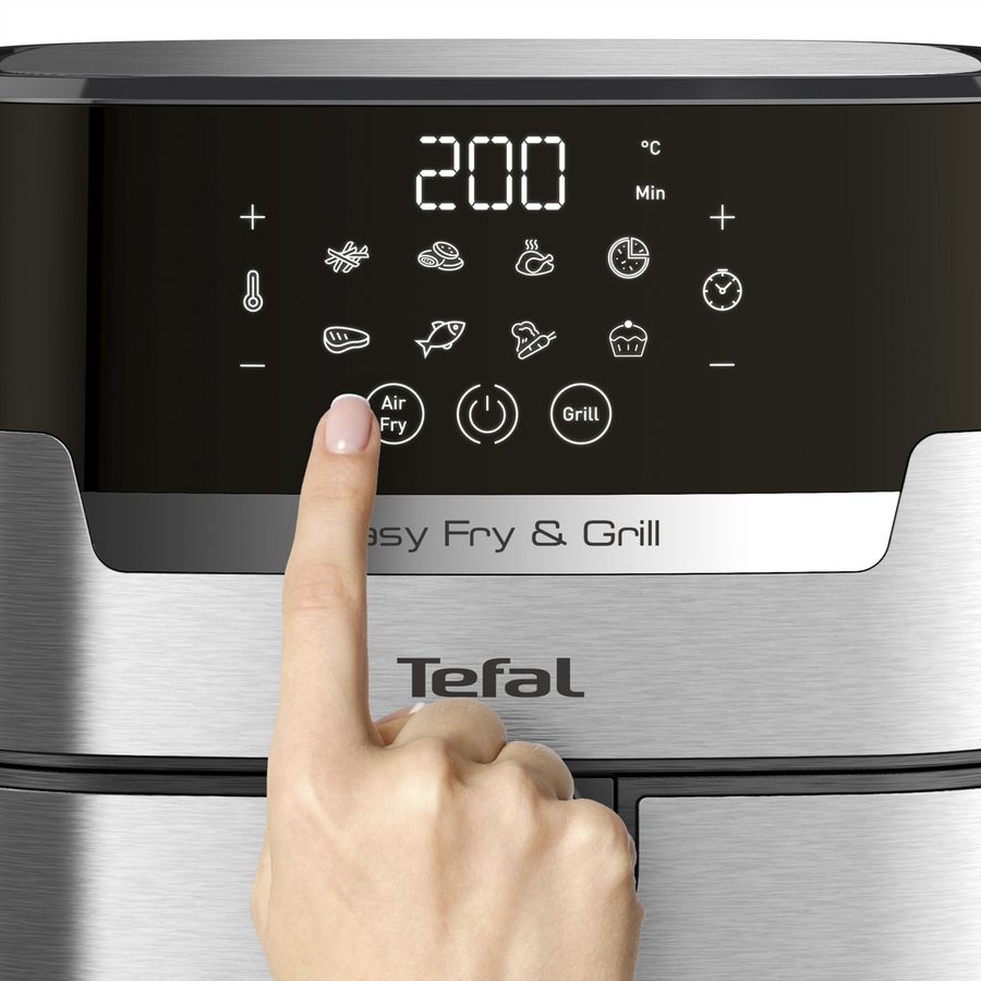 Tefal Friteuse à air chaud EY505D15, Easy Fry & Grill Precision+