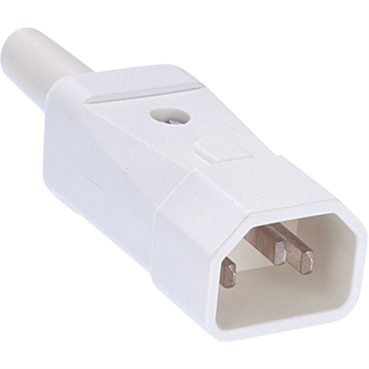 BACHMANN Kaltgerätestecker Typ 749 70°C, weiß