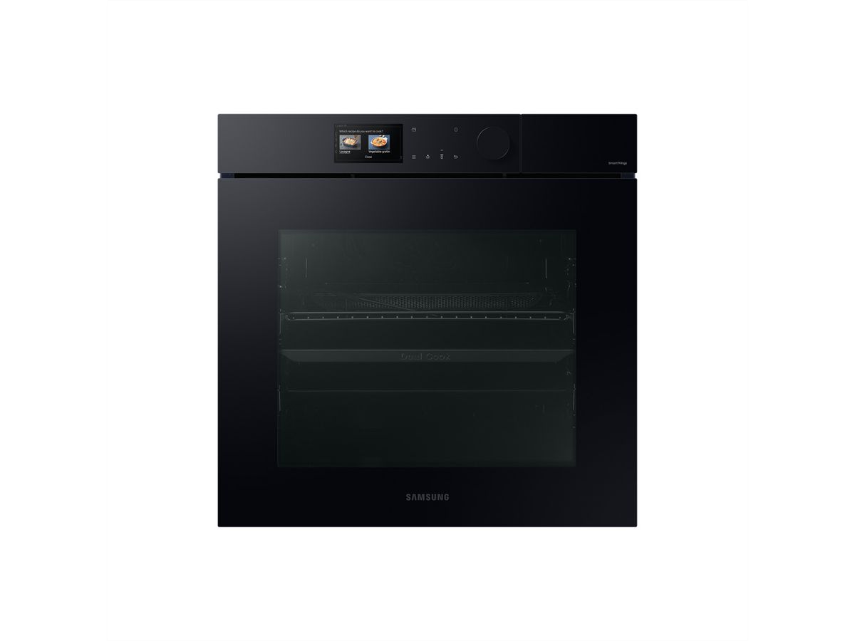 Samsung NV9950 Dual Cook Steam, 75L, Double Cuisson Vapeur 60cm, Pyrolyse, Wi-Fi, noir onyx