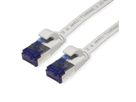 VALUE Patchkabel Kat.6A (Class EA) FTP, extra-flach, grau, 1 m