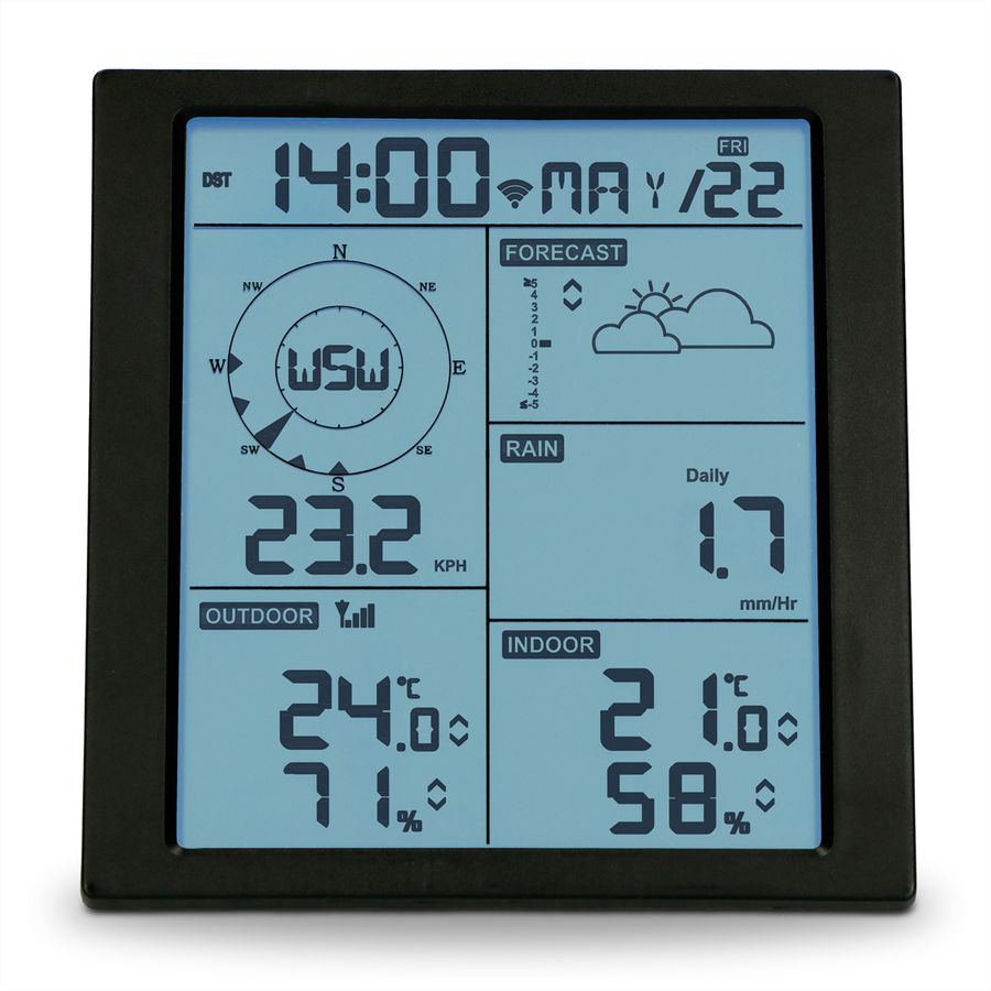 Alecto Station météo WS5200 6 en 1 WIFI avec application