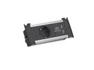 BACHMANN KAPSA X-Small 1x Schutzkontakt 1x USB Charger, Installationsstecker