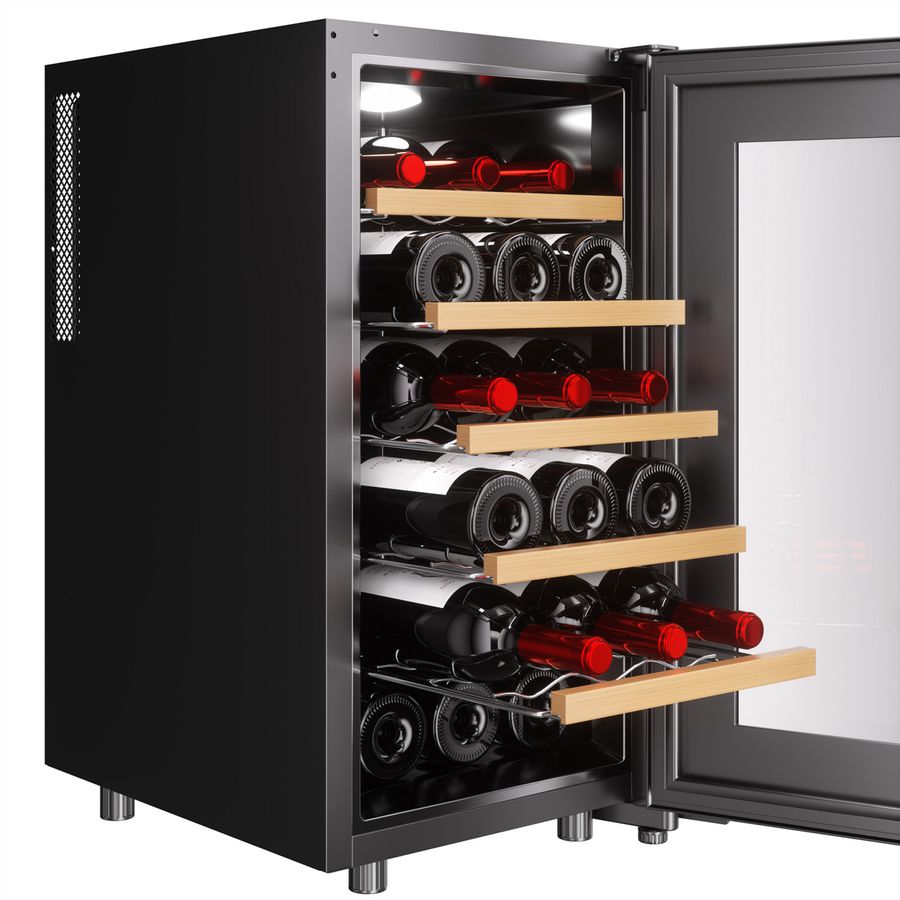 Climadiff Armoire à vin CUVEE18, Autonome, 1 zone, 18 bouteilles