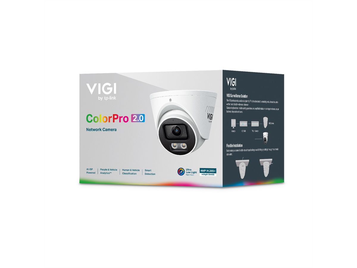 TP-Link VIGI S445S(2.8mm) Camera Turret 4 MP, 112.5°, IR-LED 30m