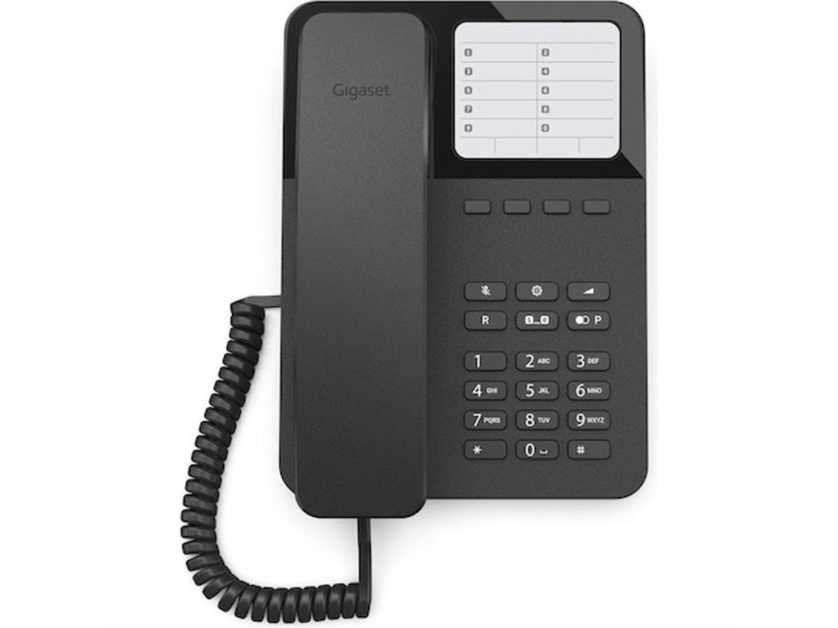 Gigaset Téléphone fixe DESK 400 noir