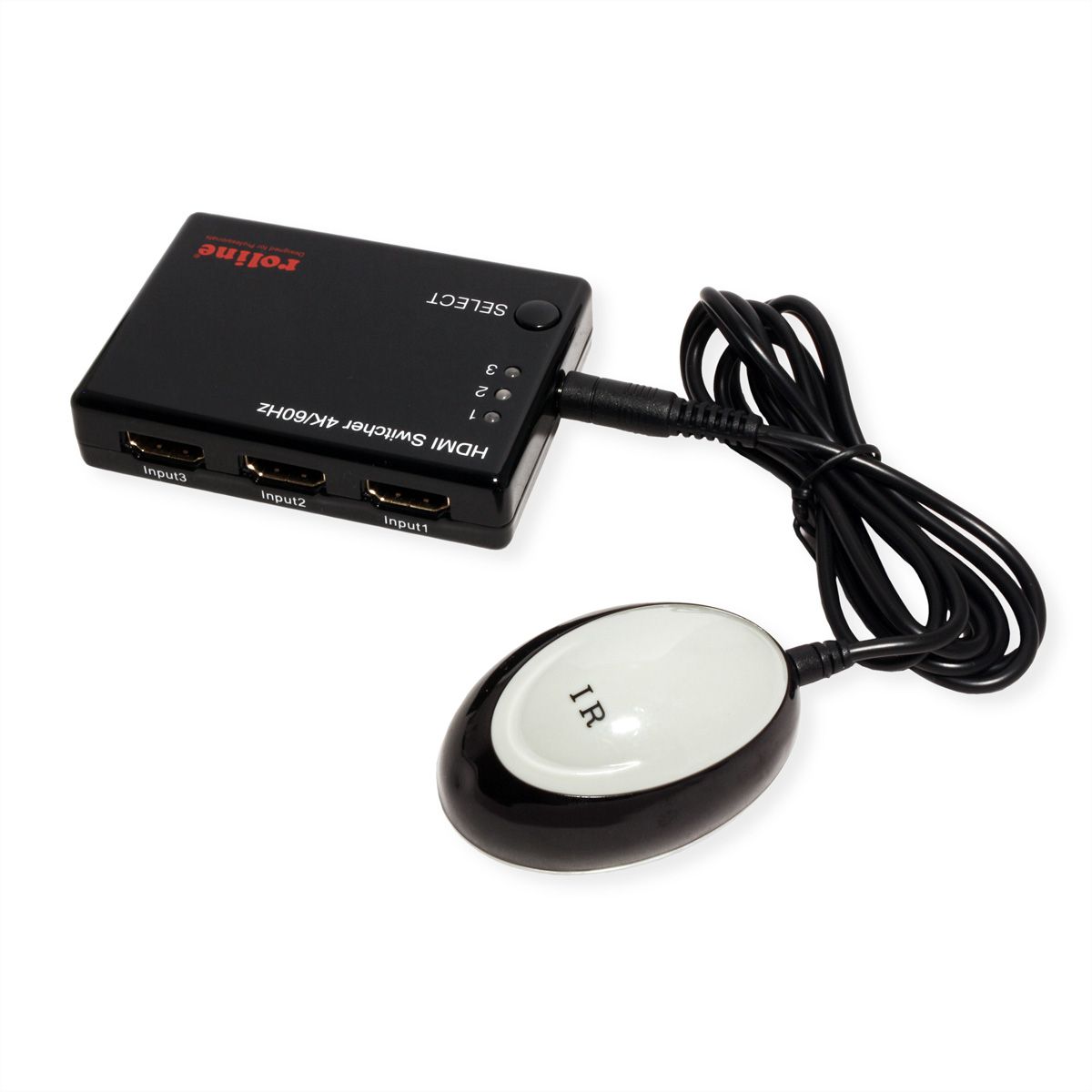 ROLINE 4K HDMI Switch, 3-fach