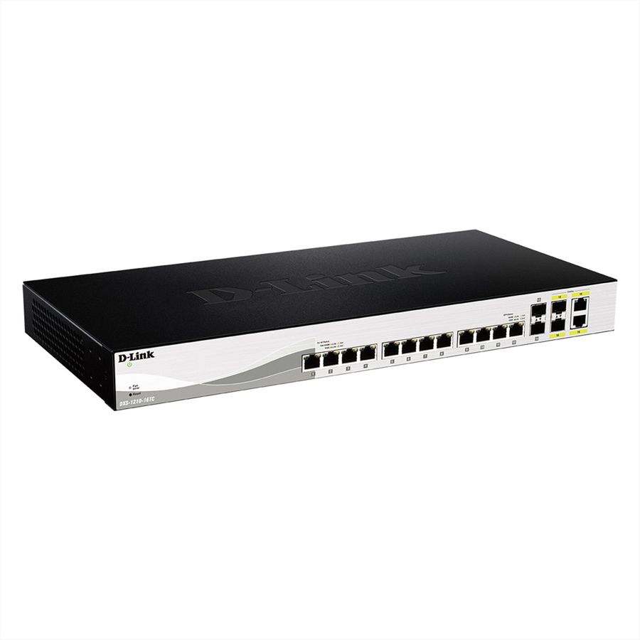 D-Link DXS-1210-16TC 16-Port Switch Smart Managed 10G 2x SFP+ 2x Combo