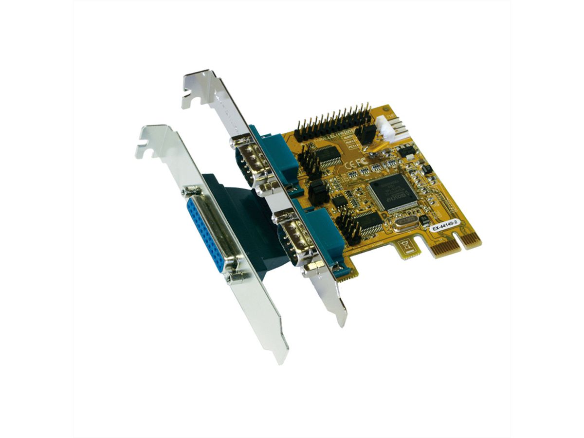 EXSYS EX-44140-2 Carte PCI Express x1, 2x RS232 + 1x EPP/ECP