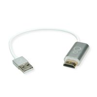 BACHMANN Ochno Adapter HDMI zu USB-C und USB-A
