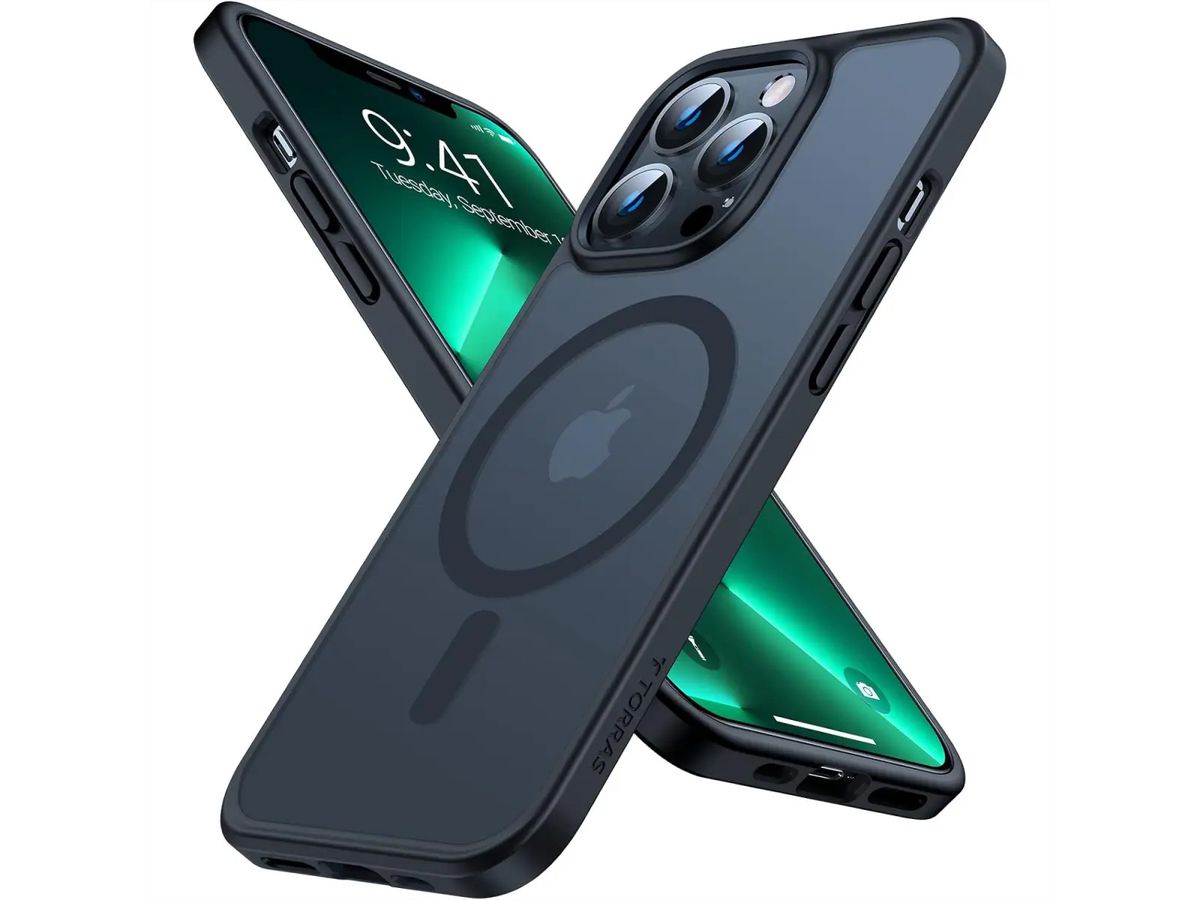 Torras étui portable Guardian iPhone 13 Pro Max, MagSafe, noir