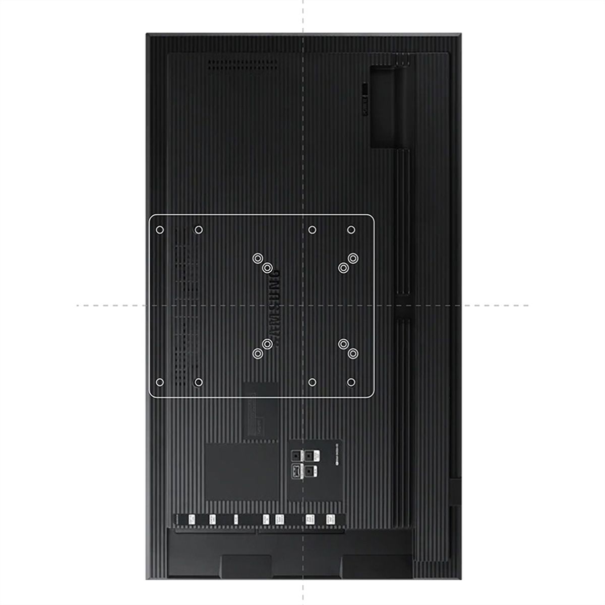 **Retoure**Hagor Samsung Q-Serie 32 - 43 Plaque adaptateur de portrait, noir