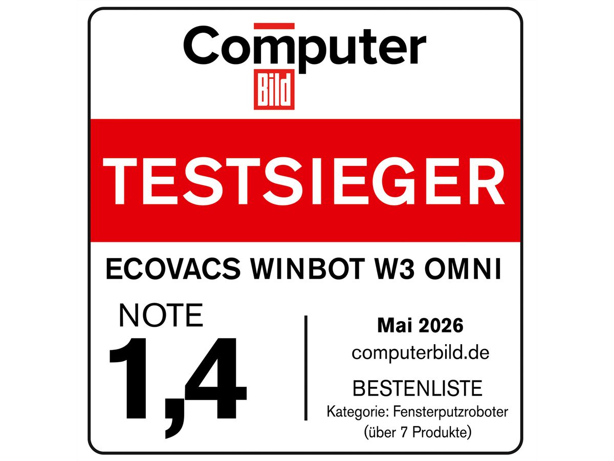 **Retoure**Ecovacs Fensterreiniger W3 OMNI Winbot, weiß