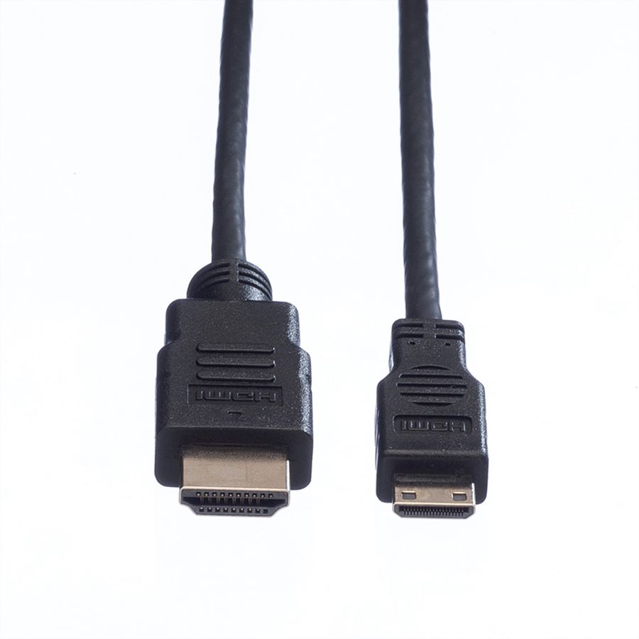 VALUE Câble HDMI High Speed avec Ethernet, HDMI M - Mini HDMI M, 2 m