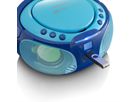 Lenco Lecteur CD SCD-650, Bleu, effet de lumière