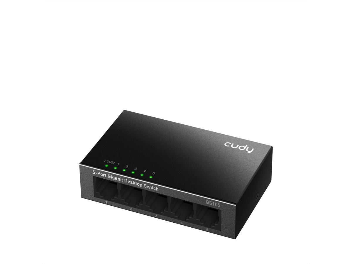 CUDY GS105 Switch 5 ports Gigabit métal