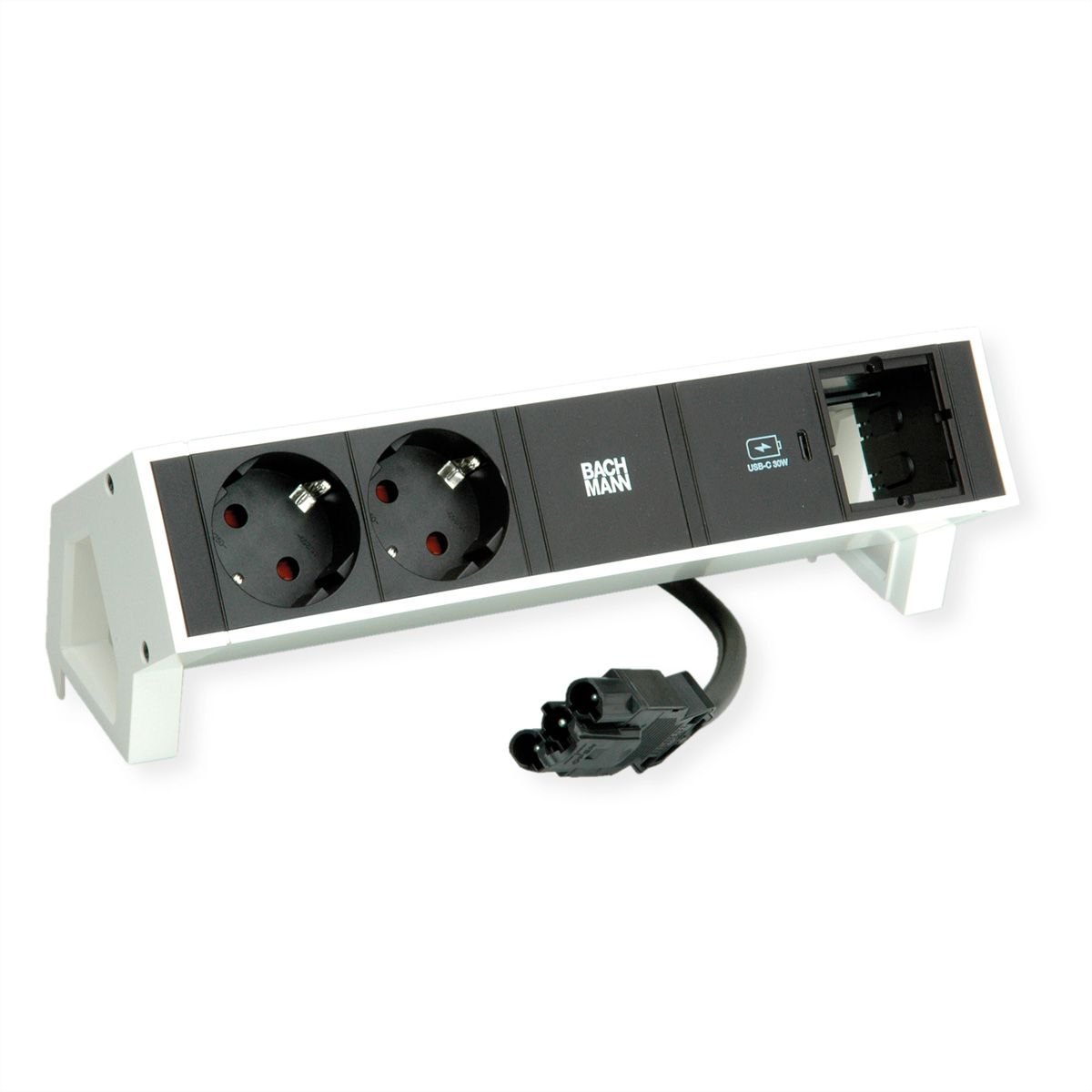 BACHMANN DESK2 2x contact de protection USB C