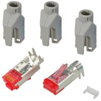 Connecteur HiRose TM21 blindé, manchon gris, 50 pièces