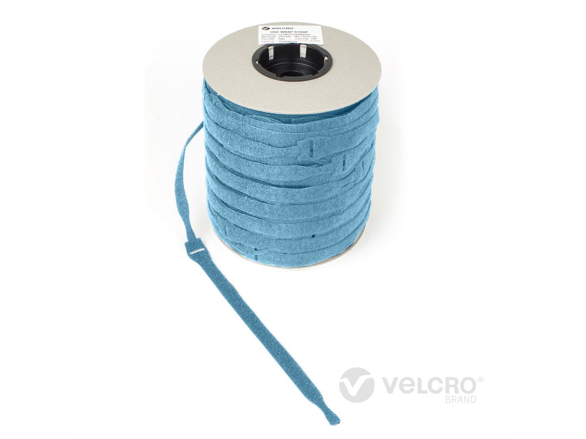 VELCRO® One Wrap® Strap 20mm x 150mm, 750 pièces, turquoise