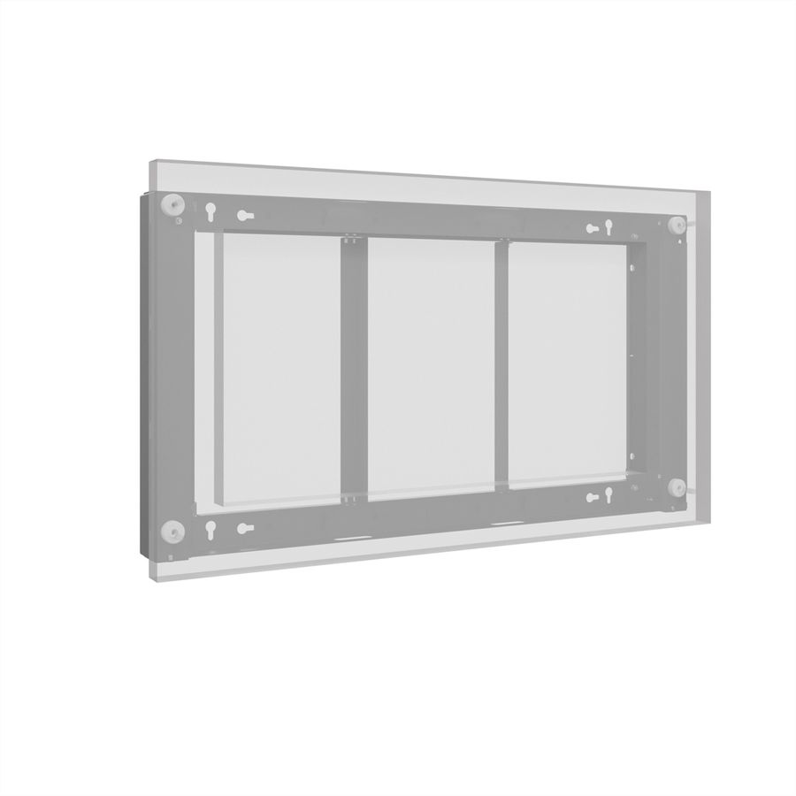 Hagor support mural extérieur WH OH 46, spécifique à l'écran pour Samsung OH 46, noir