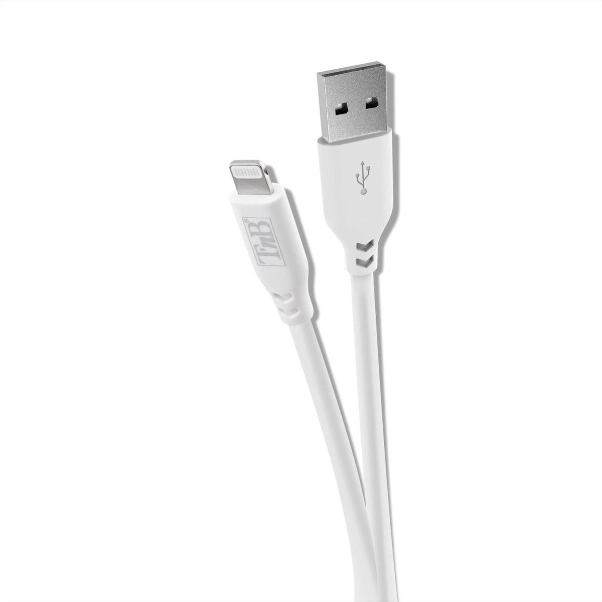 T'NB OLCBL150 USB/Lightning Kabel, Weiss, 1,5 Meter