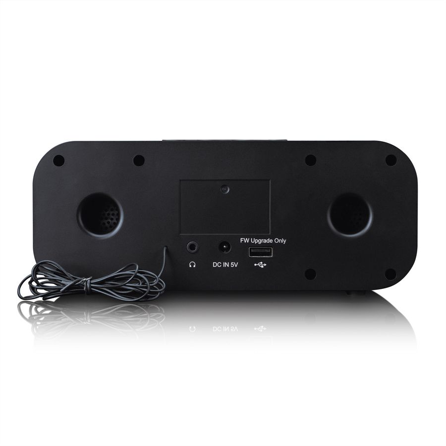 Lenco Radio Internet DAB+ DIR-121BK, Color Display 2,4", WLAN