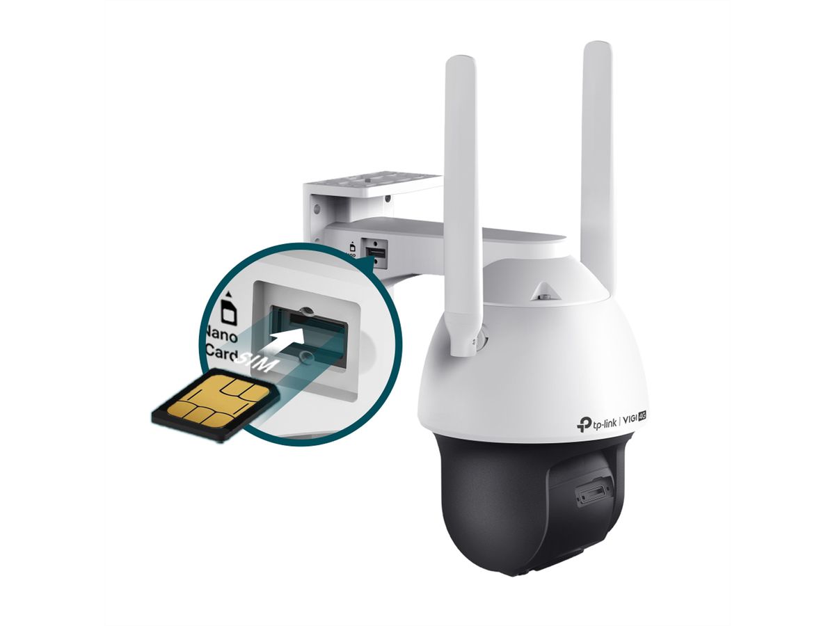 TP-Link C540-4G(4mm) Caméra PT 4 MP, 80°, IR-LED 30m, LTE