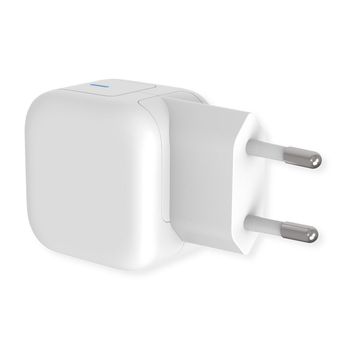 ROLINE Chargeur USB avec prise Euro, 1 port, QC3.0, GaN, 20W