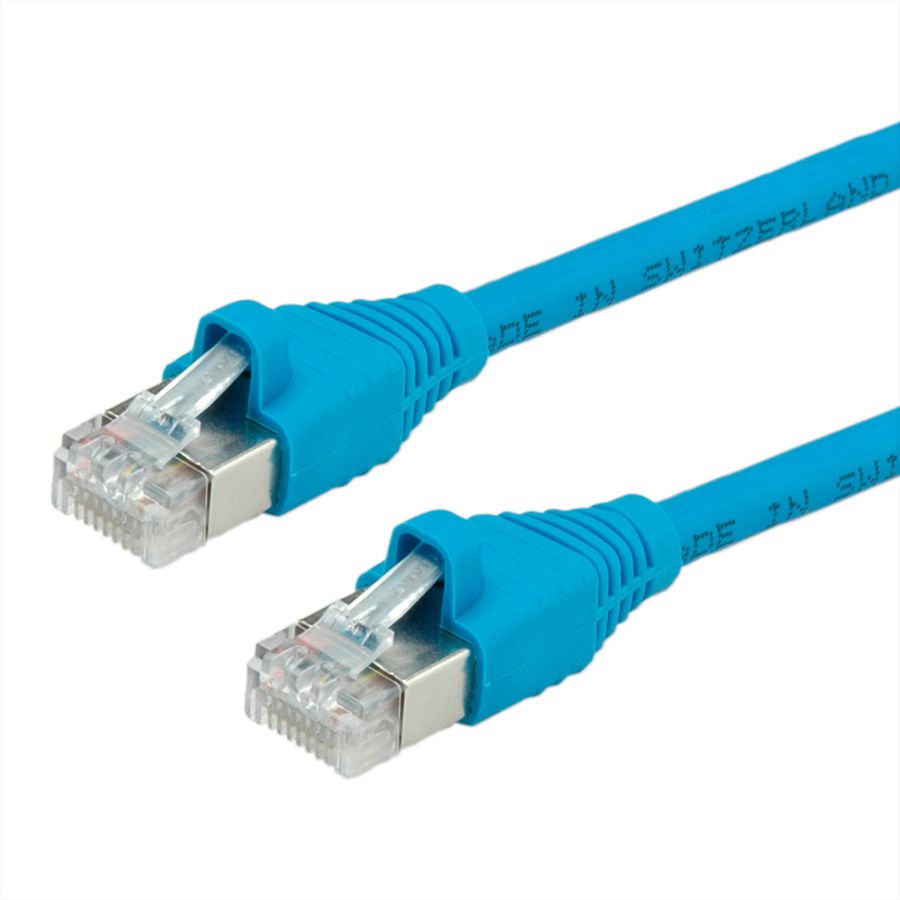 Cordon DÄTWYLER Cat.6/7 CU S/STP 4x2x AWG26, 1,2 GHz, bleu, 30 m