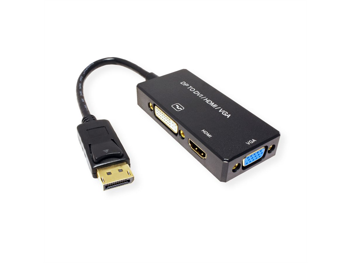 VALUE Adaptateur DisplayPort - VGA / DVI / HDMI, v1.2