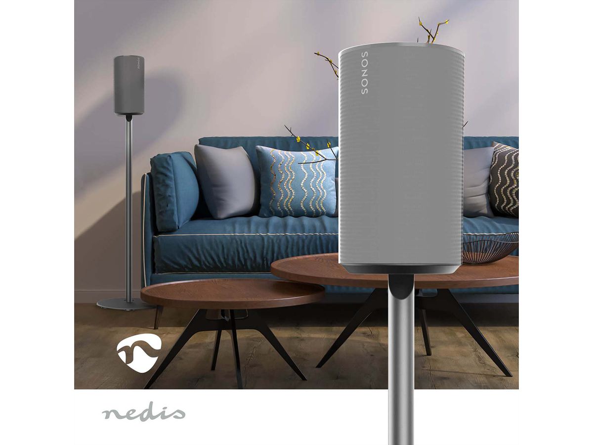 Nedis Lautsprecherständer für Sonos Era100 schwarz, Ständer, 3 kg, Kabelmanagement