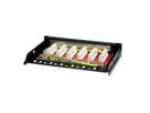 ROLINE Mini panneau Cat.6A/ClassEA 6 ports, 0,5U, blindé, noir