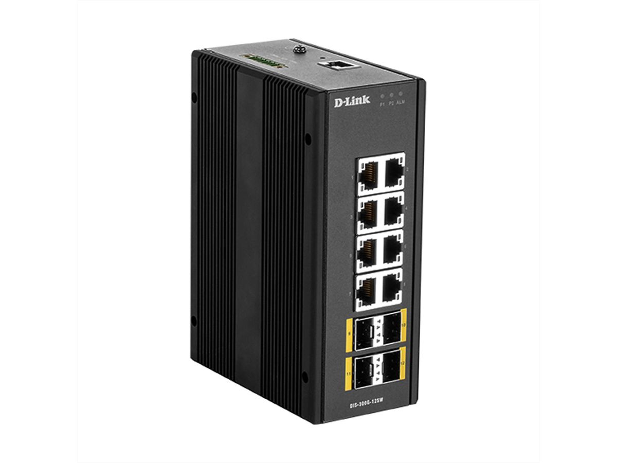 D-Link DIS-300G-12SW Switch administrable Gigabit industriel