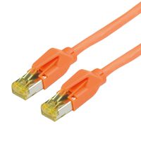 Cordon DRAKA Cat.6A (Classe EA) UC900 / HIROSE TM31, orange, 0,5 m