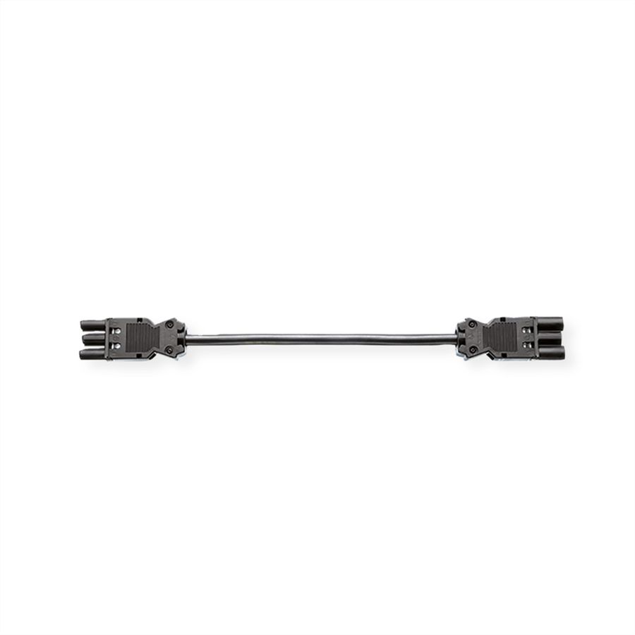 BACHMANN Câble prolongateur GST18-3 Mâle / coupleur, noir, 3 m
