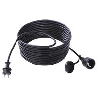 BACHMANN Extension 3G1,5mm², H07RN-F Gummi/Neopren Schutzkontakt, schwarz, 50 m