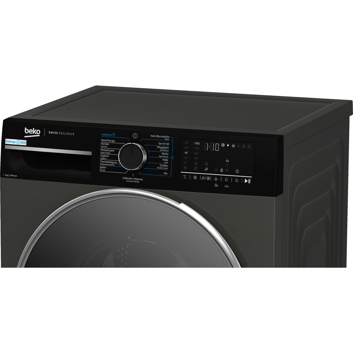 Beko Waschmaschine WM529, 9kg, A, manhattan gray