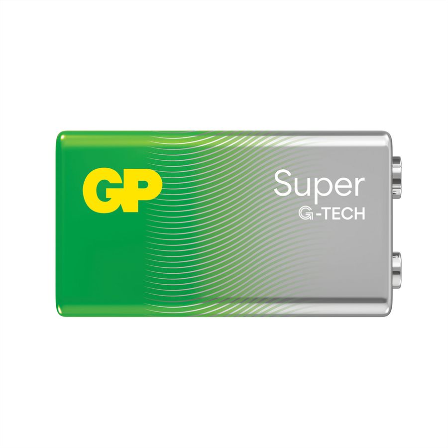 GP Batteries Super Alkaline 9V Block 1x